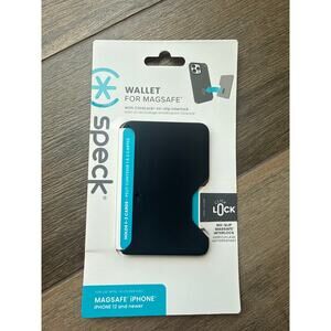 Speck Wallet for MagSafe iPhone Black ClickLock Card Holder New
